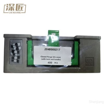 คุณภาพ  2040000217 NCR Closed Purge Bin Cover with Lock and Handle ATM Machine Parts for NCR S1 Reject Cassette 4450693308 445-0693308 โรงงาน