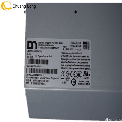 01750295079 1750295079 ชิ้นส่วนเครื่องจักร ATM Wincor 280 Diebold Opteva 15 "จอภาพ LCD Openframe Std
