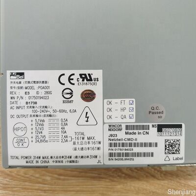 Wincor 1750194023 แฟวร์ซัพพลาย CMD II 161w C4060อะไหล่ ATM