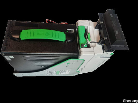 ใช้ Kiosk JCM IVIZION-100-SS Bill Validator กล่องเงินสด ขอบสีดําสําหรับเครื่องขายปลีก JCM เครื่องรับเงินสด