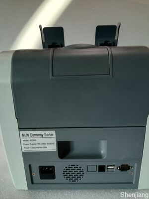 เครื่องนับเงินคัดแยกหลายสกุลเงิน XC200 ช่องใส่เงิน เครื่องคัดแยกแบบอุโมงค์พร้อมจอแสดงผล LED