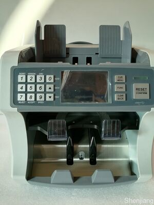 เครื่องนับเงินคัดแยกหลายสกุลเงิน XC200 ช่องใส่เงิน เครื่องคัดแยกแบบอุโมงค์พร้อมจอแสดงผล LED