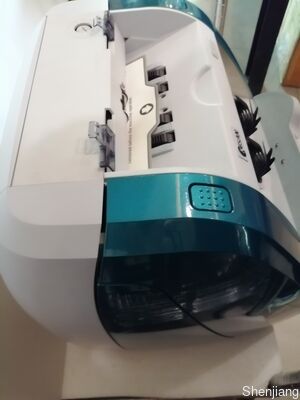 เครื่องประเภทธนบัตรกีซาน เครื่องตรวจจับธนบัตรเงิน สีฟ้า พร้อมจอ LED Smart K3 S16E01-3659