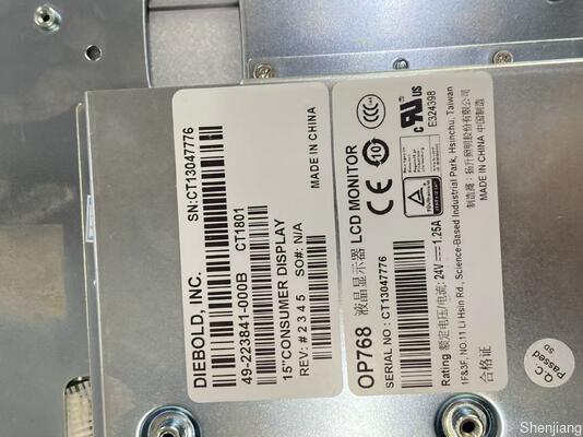 ใหม่ Diebold ATN อะไหล่ DB Diebold ATM อะไหล่ LCD 15 นิ้ว Consumer Display 49-223841-000B 49223841000B