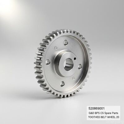 520869001 Giesecke+Devrient BPS C5 ส่วนสํารองเข็มขัดฟันล้อ 20 ฟันสําหรับเครื่องจัดฉบับธนบัตร