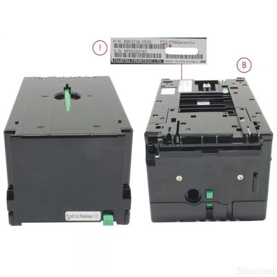FUJITSU F53 F56 KD03234-C520 เครื่องจ่ายบิล คาเซ็ทเงินสด KD02881-Y525 คาเซ็ทแผ่นความดันด้านหน้า 38038445
