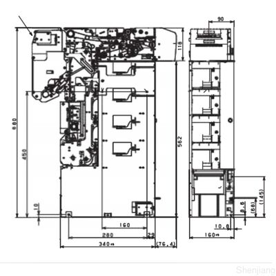 Fujitsu G60A Multi-Cassette Currency Recycling Module High-Speed Cash Recycler