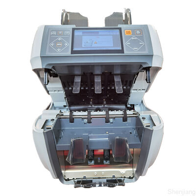 1+1 Pocket CIS Note Sorter Machine 100 วัตต์ 800-1000 หมายเหตุต่อนาที