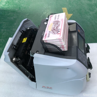 เครื่องคัดแยกธนบัตรแบบพกพาสองกระเป๋าพร้อมหน้าจอสัมผัส TFT ขนาด 4.3 นิ้ว