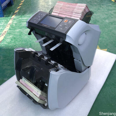 เครื่องนับเงินสดอัจฉริยะแบบผสมด้วยสี TFT . 4.5 นิ้ว