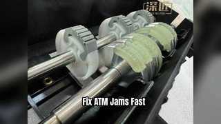 Hyosung Feed Roller Shaft แก้ไขการหยุดทำงานของ ATM